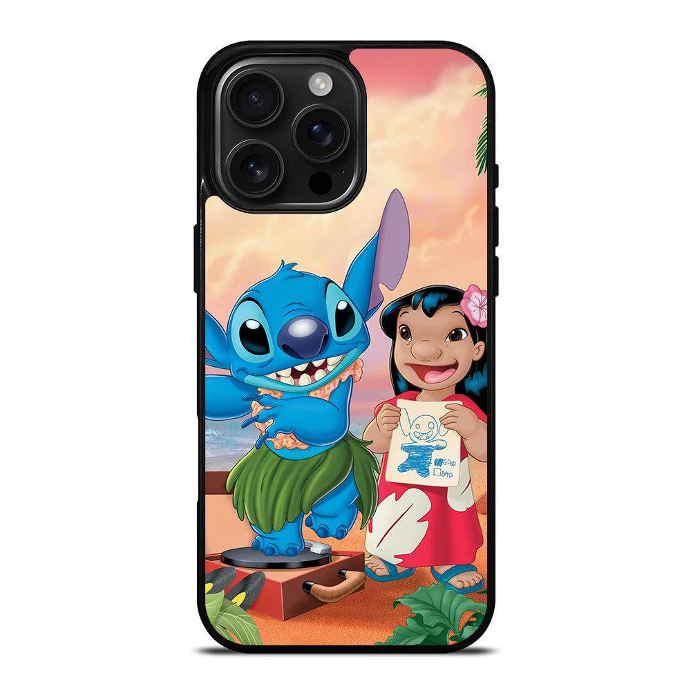 STITCH AND LILO FRIENDS CARTOON 3 iPhone 16 Pro Max Case Cover