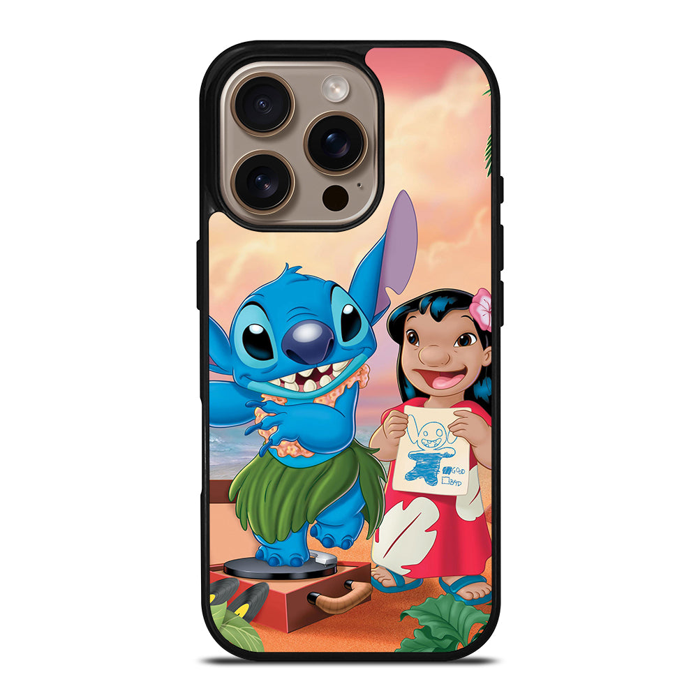 STITCH AND LILO FRIENDS CARTOON 3 iPhone 16 Pro Case Cover