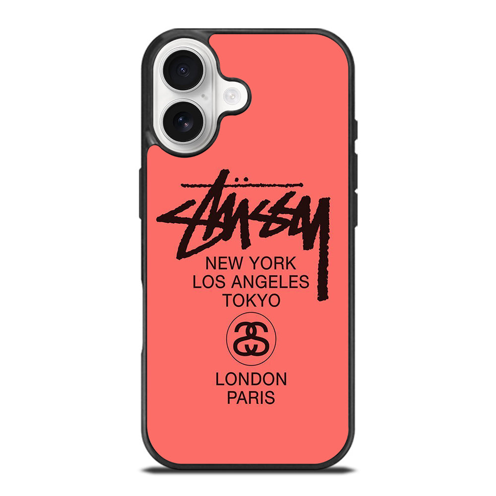 STUSSY CITY iPhone 17 Case Cover