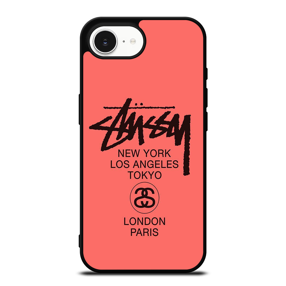STUSSY CITY iPhone 16e Case Cover