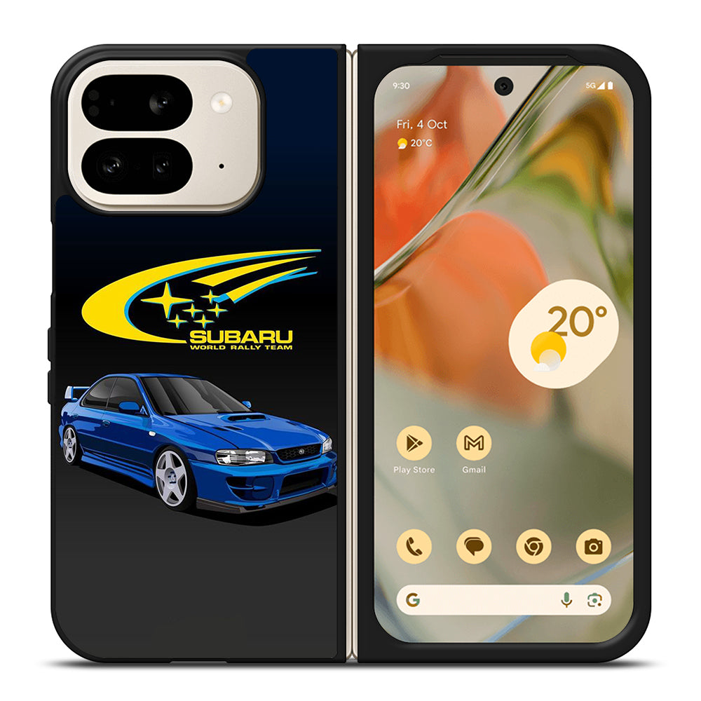 SUBARU BLUE CAR Google Pixel 9 Pro Fold Case Cover