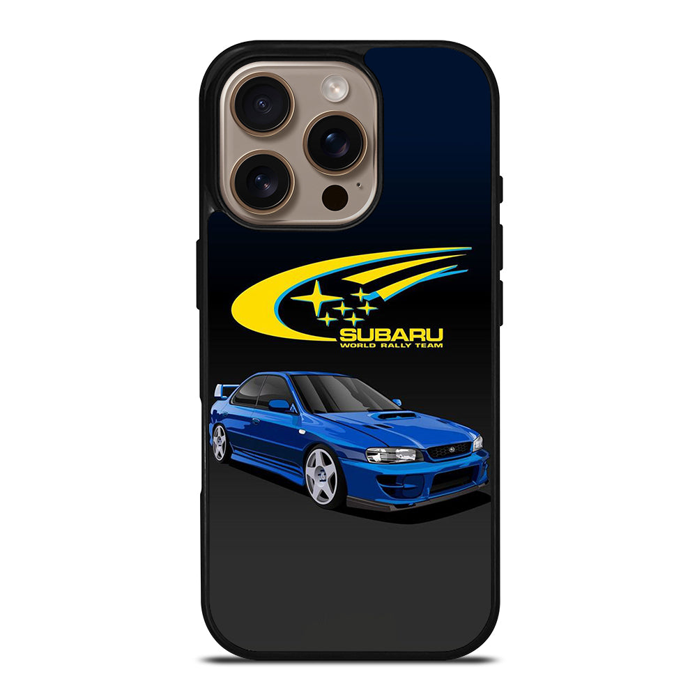 SUBARU BLUE CAR iPhone 16 Pro Case Cover