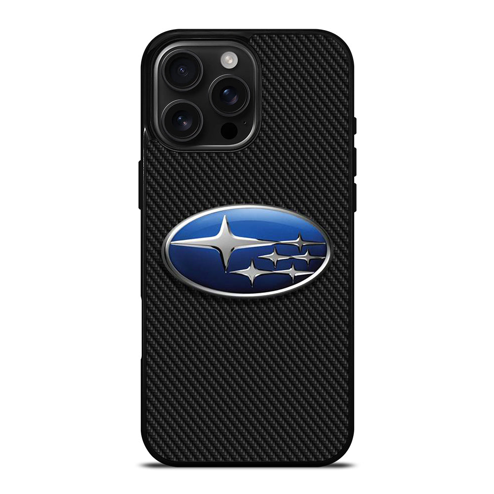SUBARU CAR LOGO CARBON iPhone 16 Pro Max Case Cover