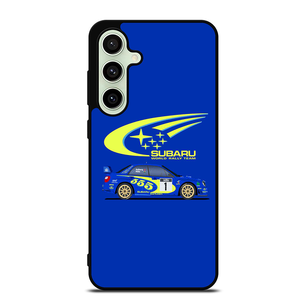 SUBARU LOGO CAR BLUE Samsung Galaxy S24 FE Case Cover