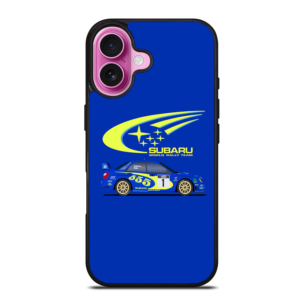 SUBARU LOGO CAR BLUE iPhone 16 Plus Case Cover