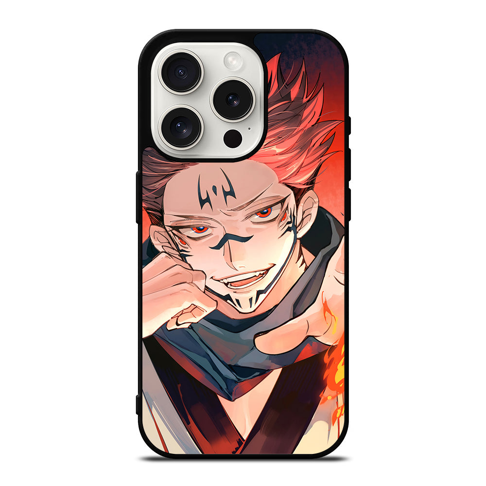 SUKUNA JUJUTSU KAISEN ANIME iPhone 15 Pro Case Cover