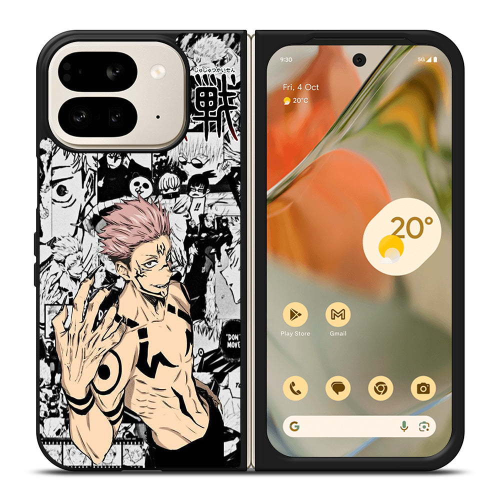 SUKUNA JUJUTSU KAISEN MANGA Google Pixel 9 Pro Fold Case Cover