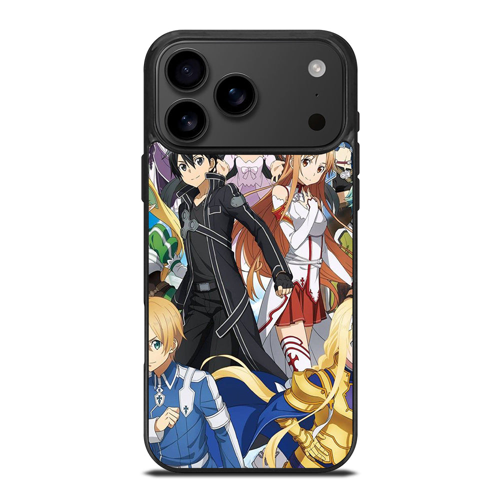 SWORD ART ONLINE CHARACTERS 1 iPhone 17 Pro Max Case Cover