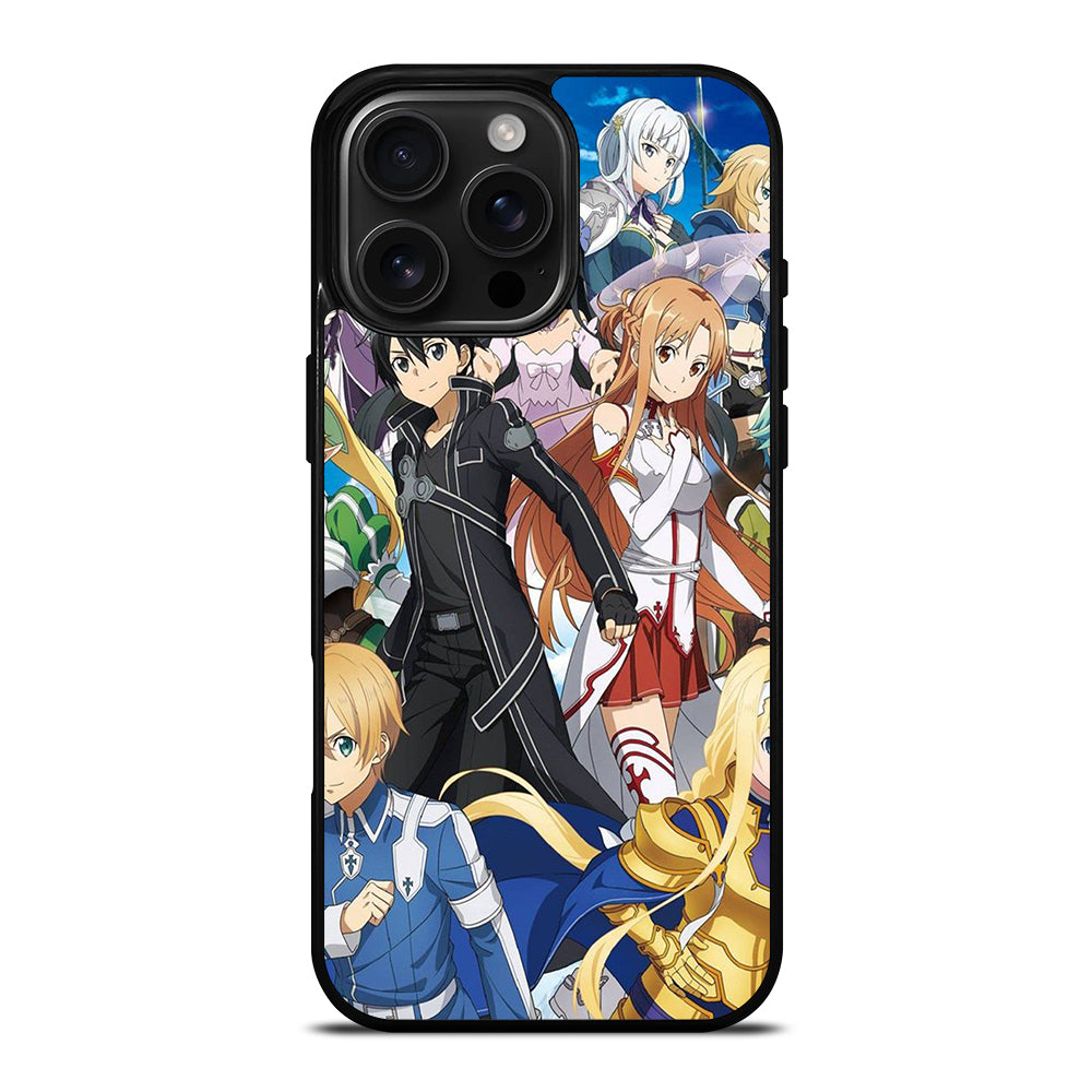 SWORD ART ONLINE CHARACTERS 1 iPhone 16 Pro Max Case Cover
