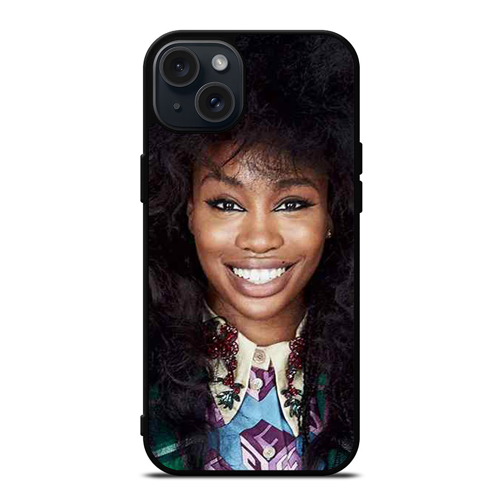 SZA SINGER FACE iPhone 15 Plus Case Cover