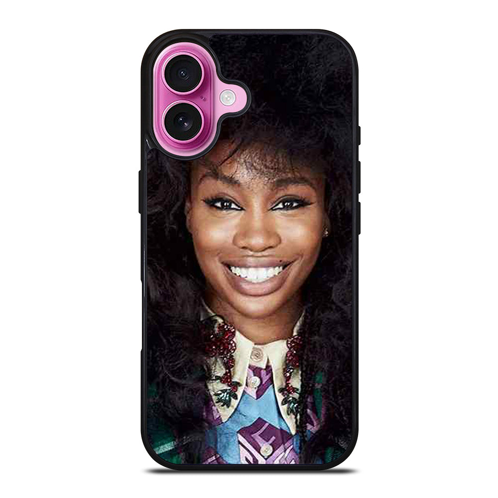 SZA SINGER FACE iPhone 16 Plus Case Cover