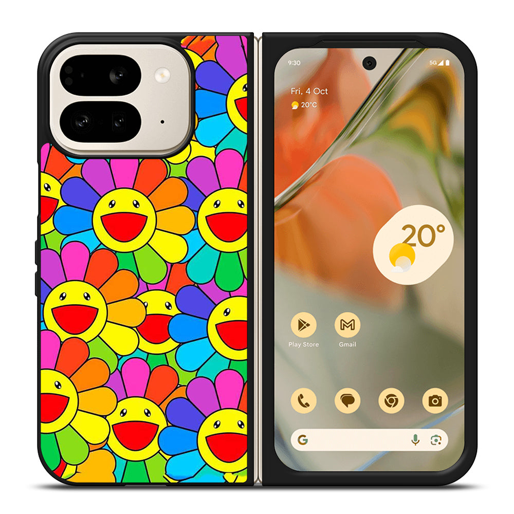 TAKASHI MURAKAMI FLOWERS COLLAGE 1 Google Pixel 9 Pro Fold Case Cover