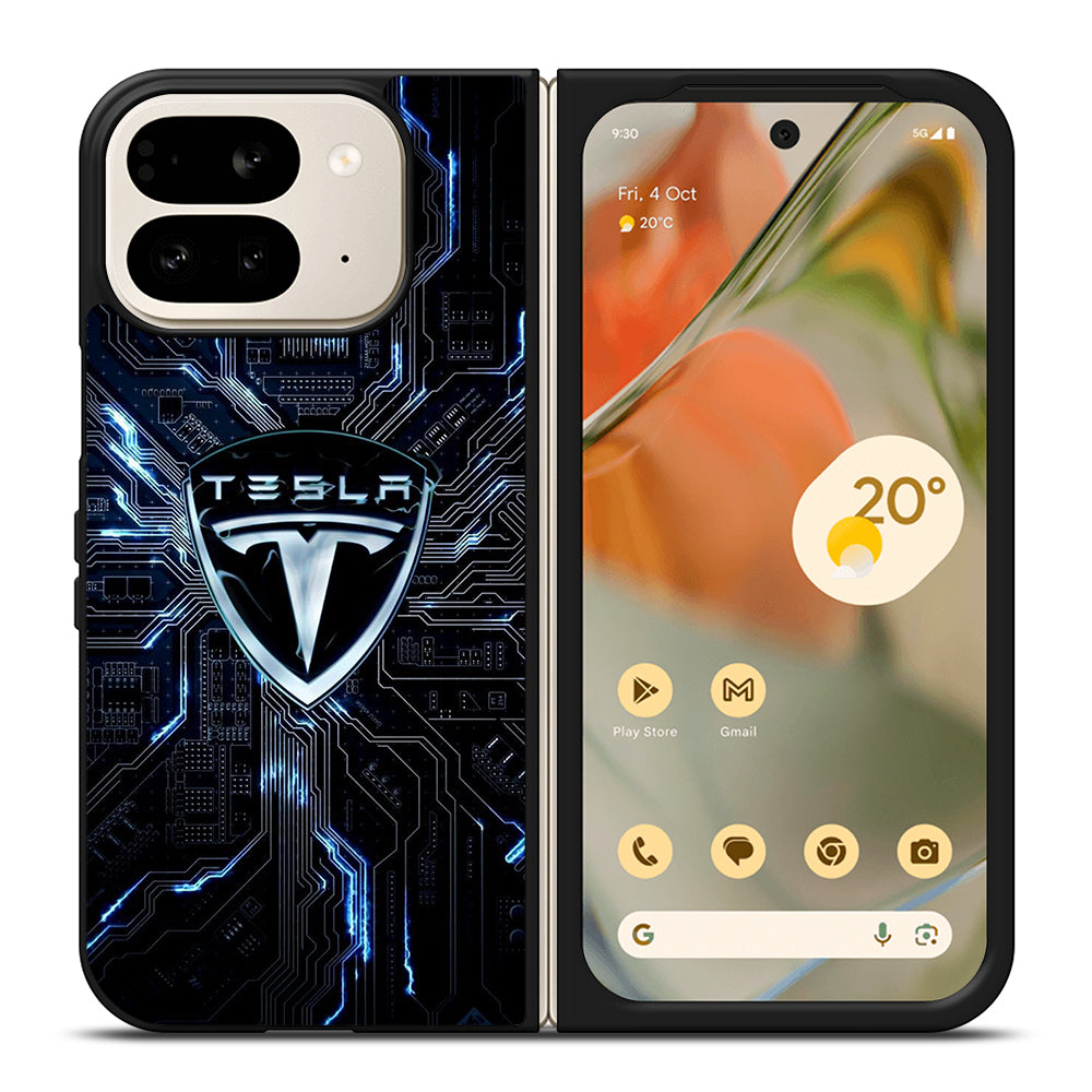 TESLA LOGO 2 Google Pixel 9 Pro Fold Case Cover