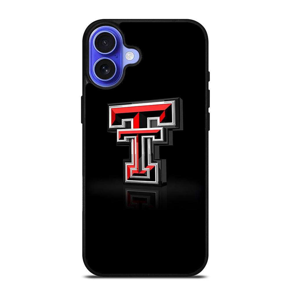 TEXAS TECH FOOTBALL EMBLEM iPhone 16 Case Cover