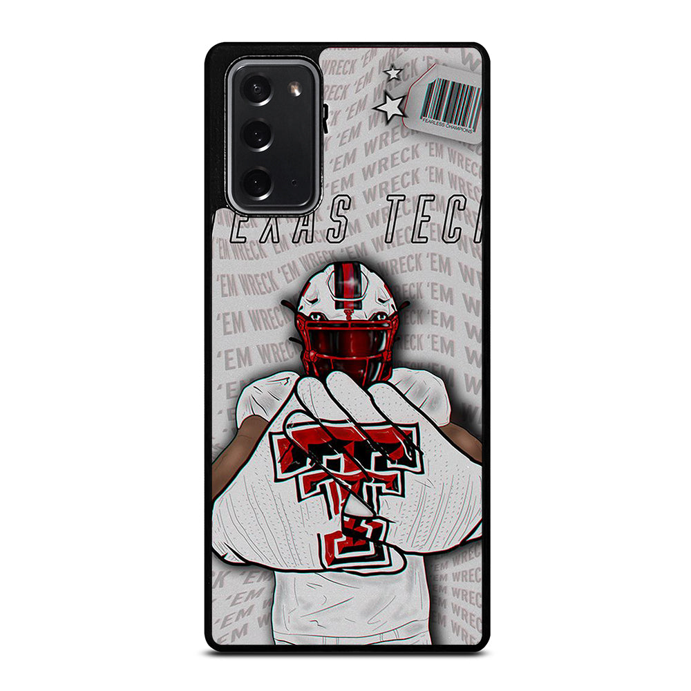 TEXAS TECH FOOTBALL NFL Samsung Galaxy Note 20 Case Cover