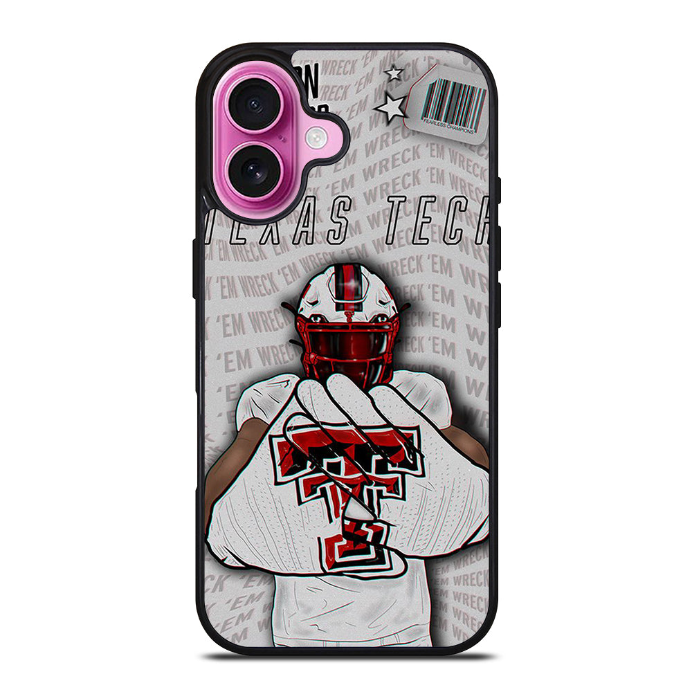 TEXAS TECH FOOTBALL NFL iPhone 16 Plus Case Cover