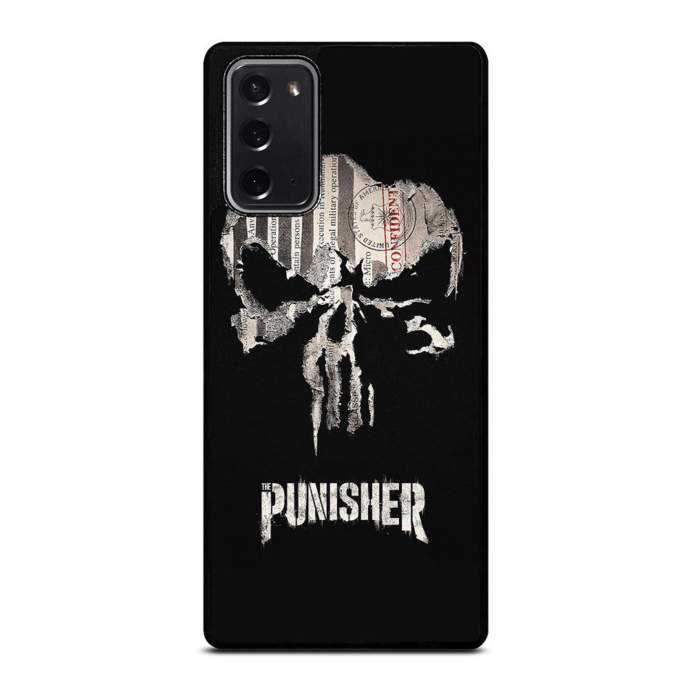 THE PUNISHER MARVEL BLACK LOGO Samsung Galaxy Note 20 Case Cover