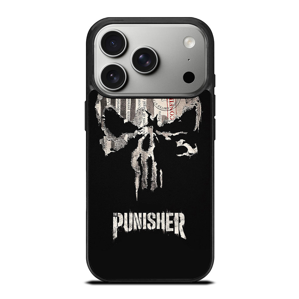 THE PUNISHER MARVEL BLACK LOGO iPhone 17 Pro Case Cover