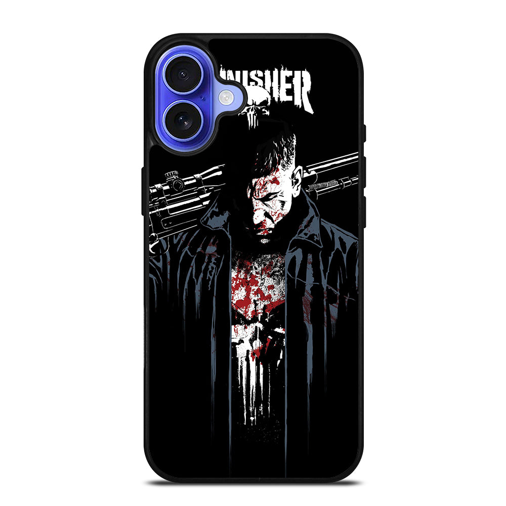 THE PUNISHER MARVEL HERO iPhone 16 Case Cover
