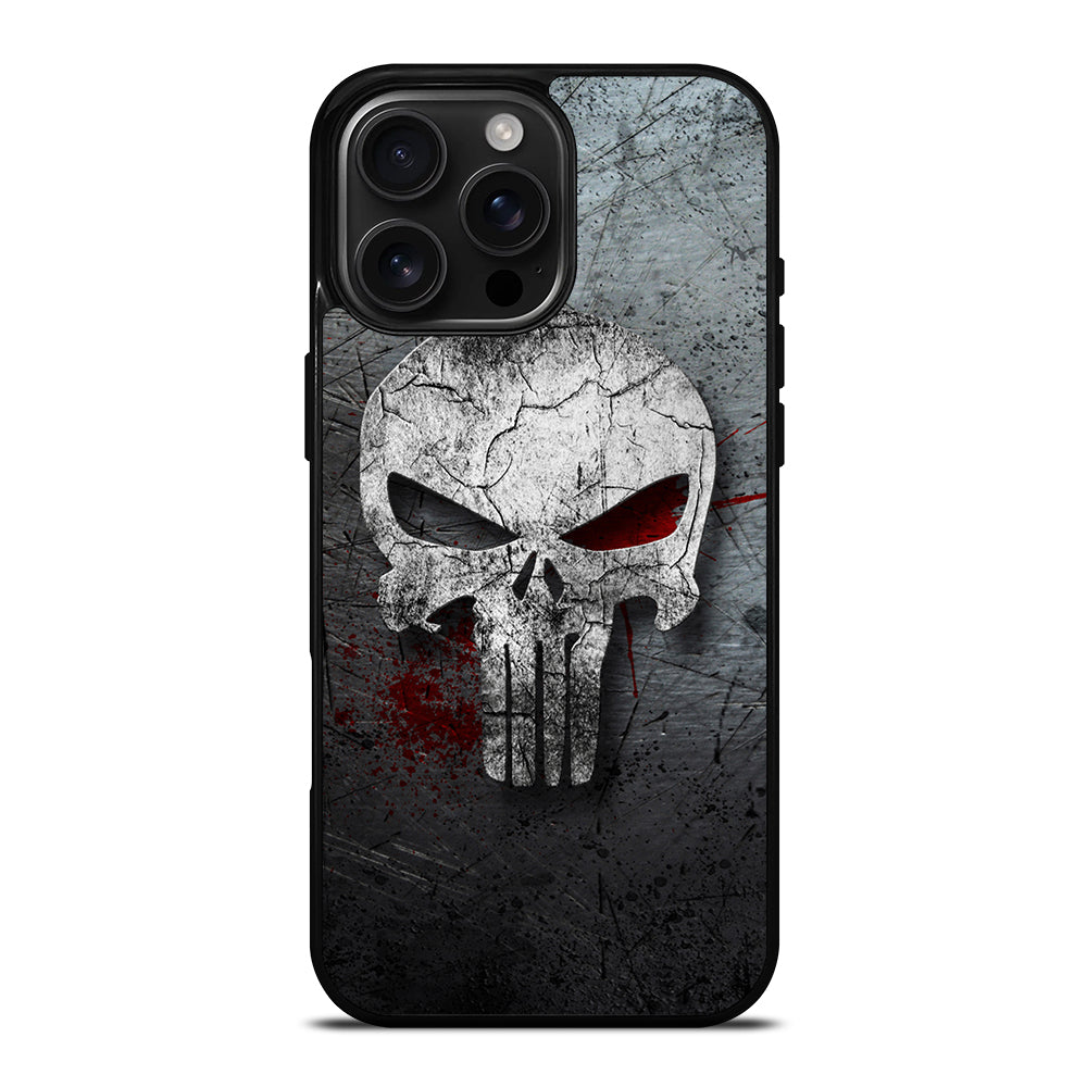 THE PUNISHER MARVEL METAL LOGO iPhone 16 Pro Max Case Cover