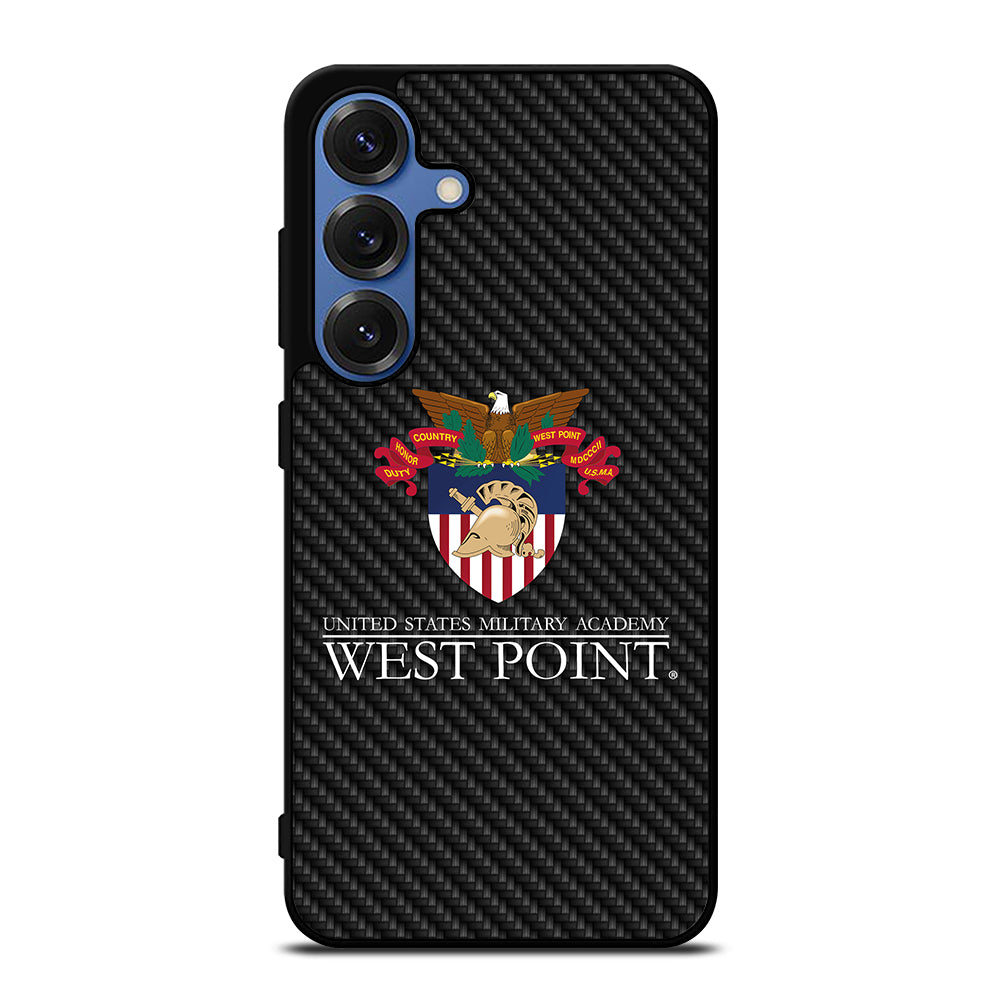 THE UNITED STATES MILITARY ACADEMY CARBON LOGO Samsung Galaxy S25 Case Cover