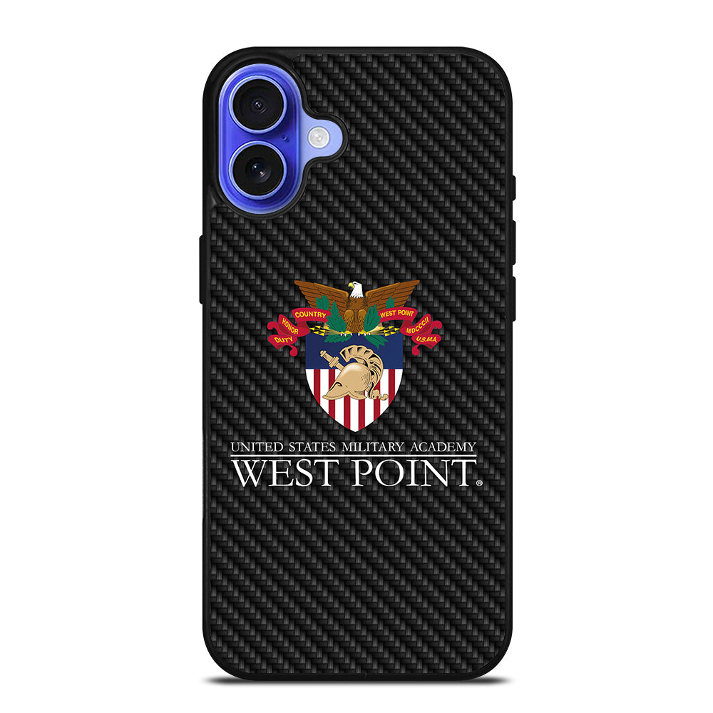 THE UNITED STATES MILITARY ACADEMY CARBON LOGO iPhone 16 Case Cover
