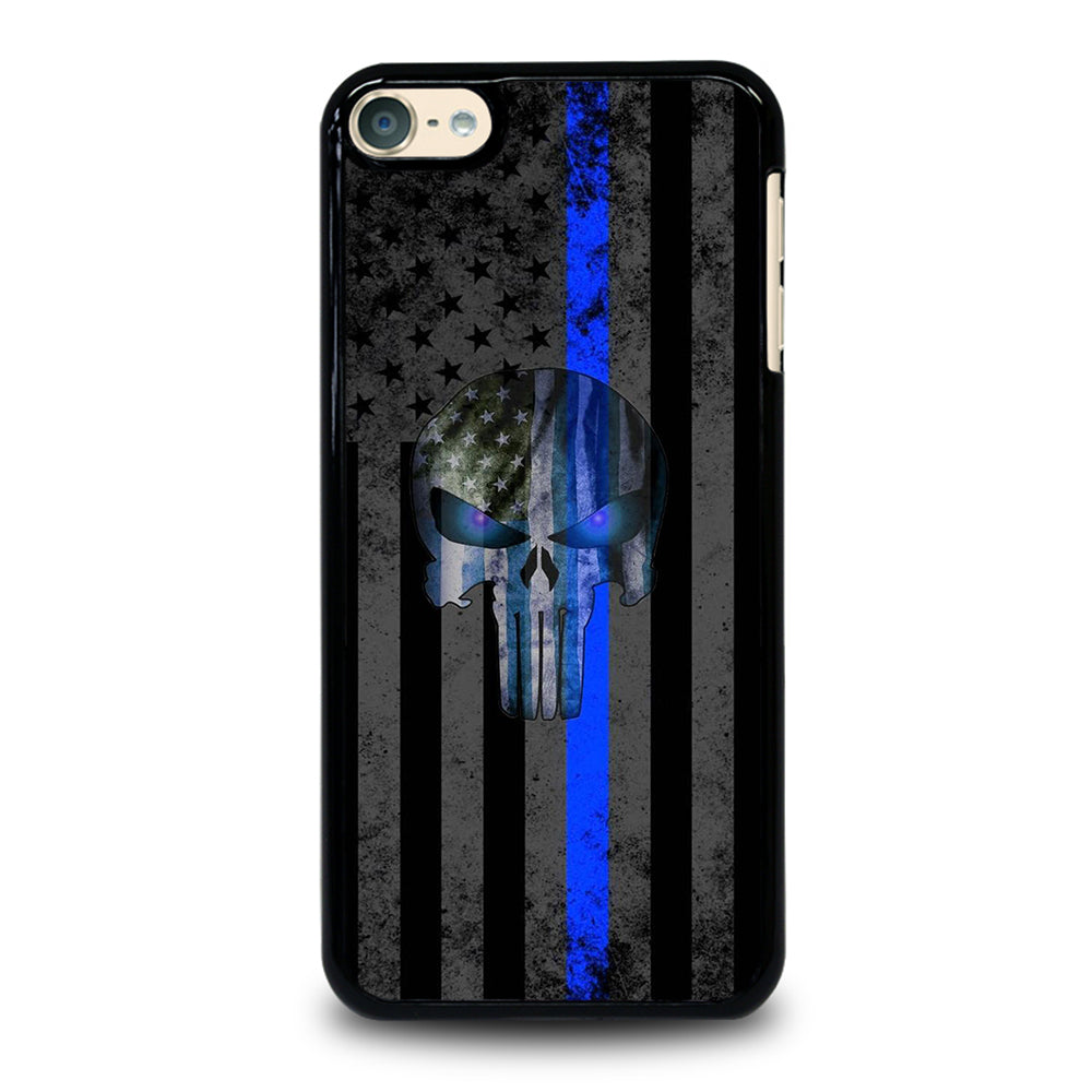 THIN BLUE LINE PUNISHER AMERICAN STRIPE LOGO iPod Touch 6 Case Cover
