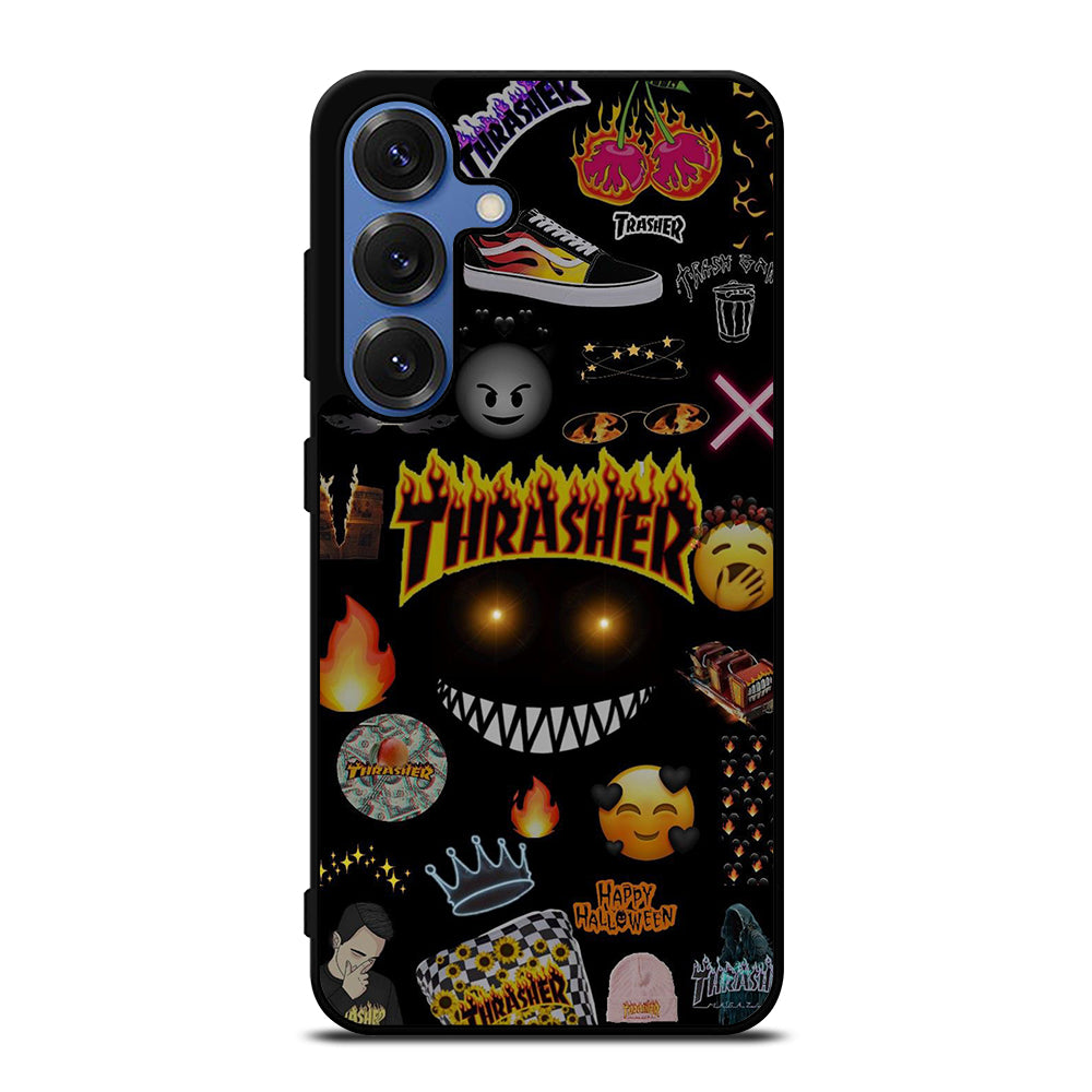 THRASER SKATEBOARD PATTERN Samsung Galaxy S25 Case Cover