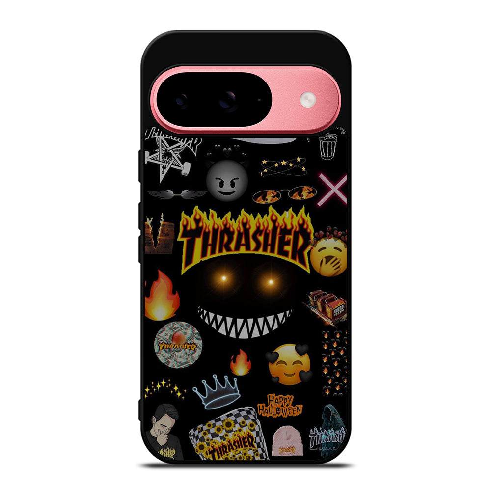 THRASER SKATEBOARD PATTERN Google Pixel 9 Case Cover