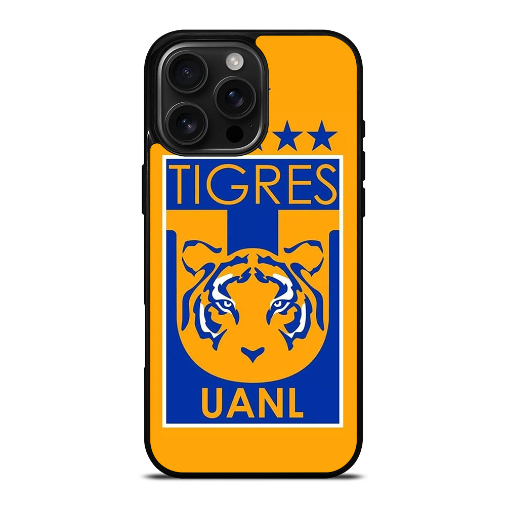 TIGRES UANL CLUB DE FUTBOL LOGO 1 iPhone 16 Pro Max Case Cover