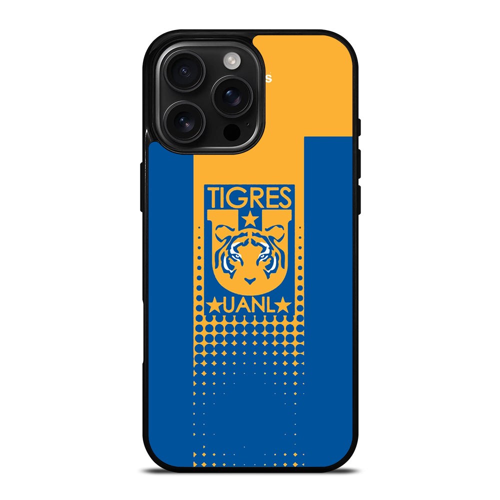 TIGRES UANL CLUB DE FUTBOL LOGO 3 iPhone 16 Pro Max Case Cover