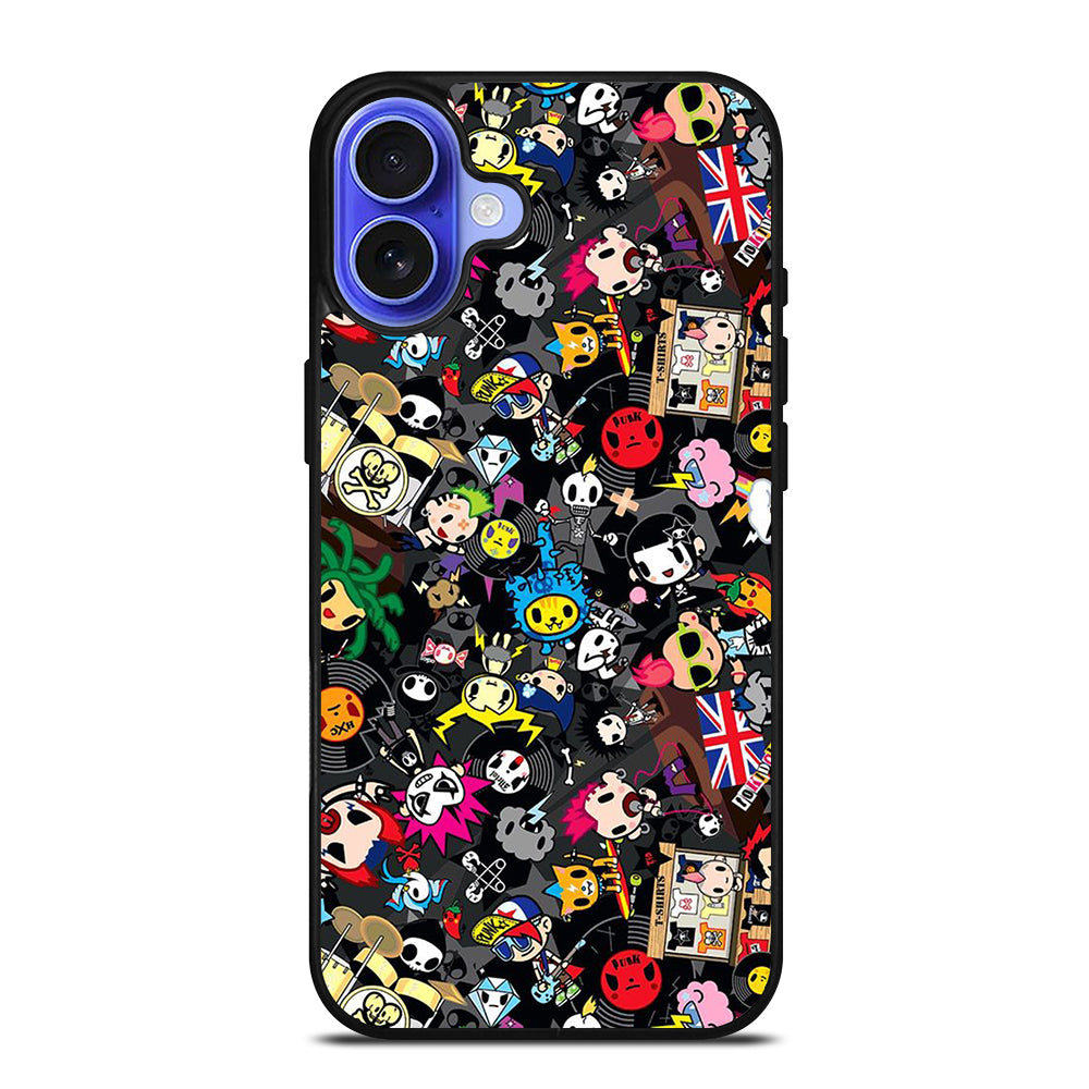 TOKIDOKI ALL CHARACTER iPhone 16 Case Cover