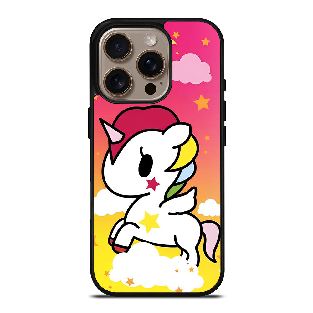 TOKIDOKI UNICORN CARTOON iPhone 16 Pro Case Cover