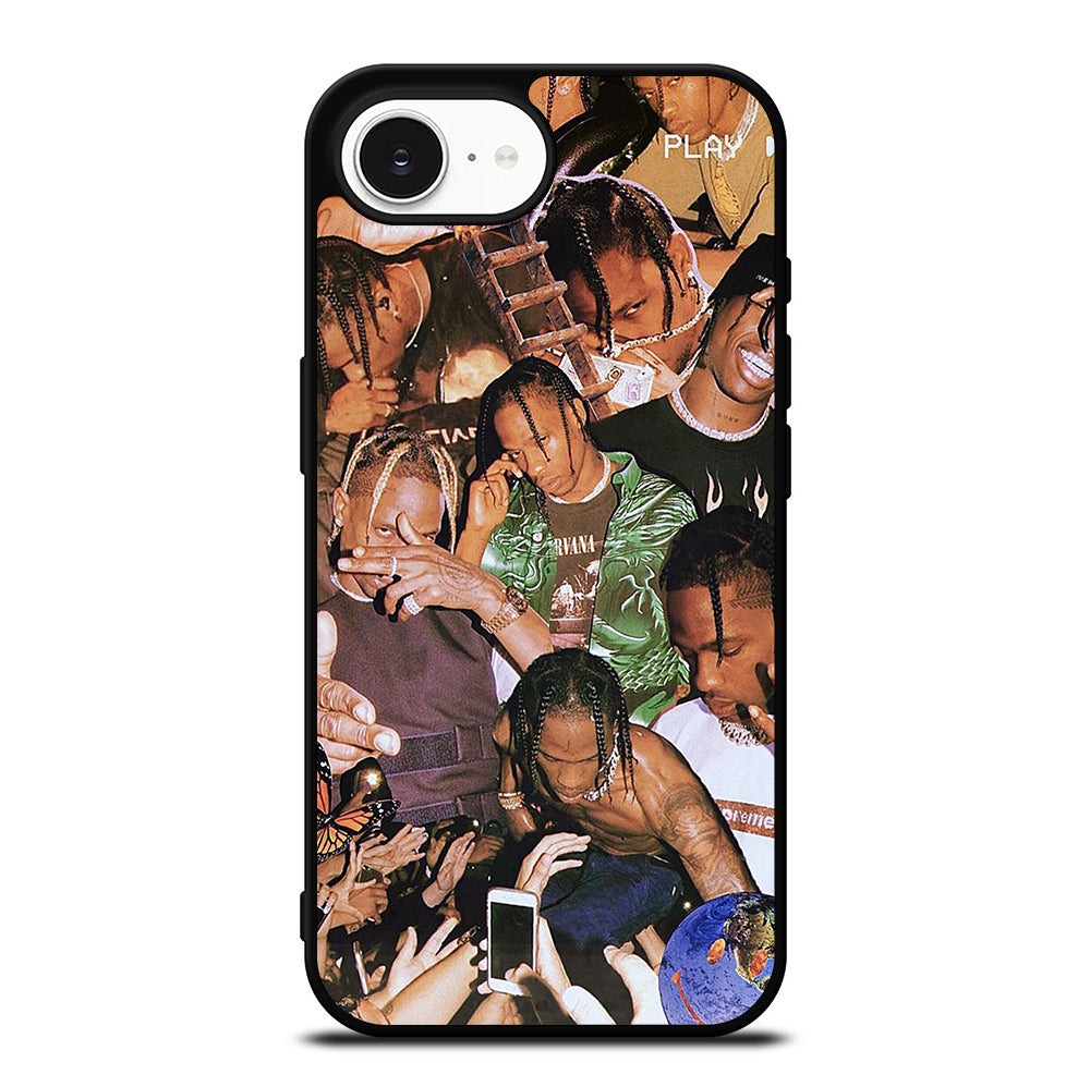 TRAVIS SCOTT AMERICAN RAPPER COLLAGE iPhone 16e Case Cover