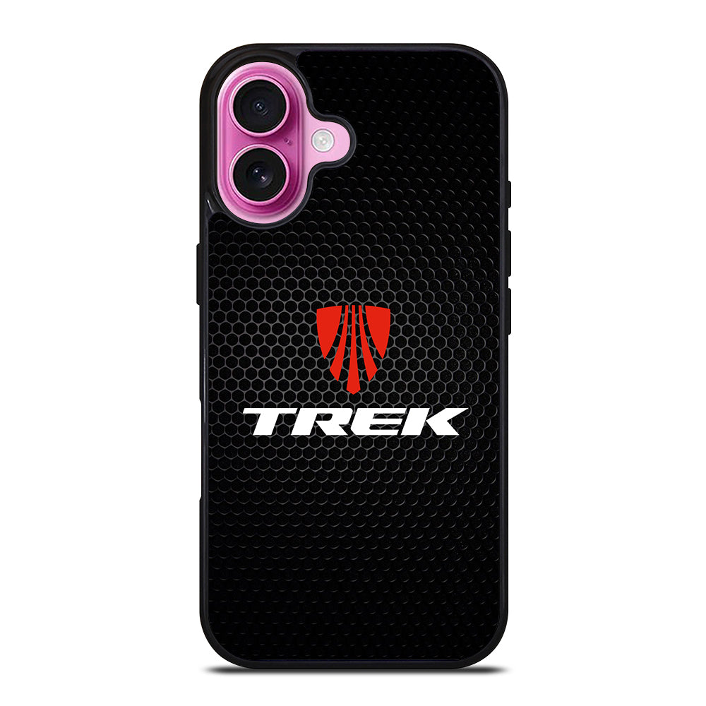 TREK BIKE LOGO METAL iPhone 16 Plus Case Cover