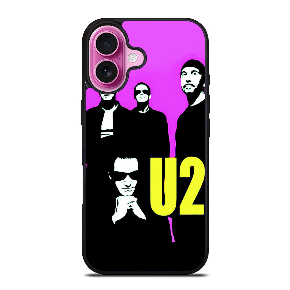U2 BAND POSTER iPhone 16 Plus Case Cover