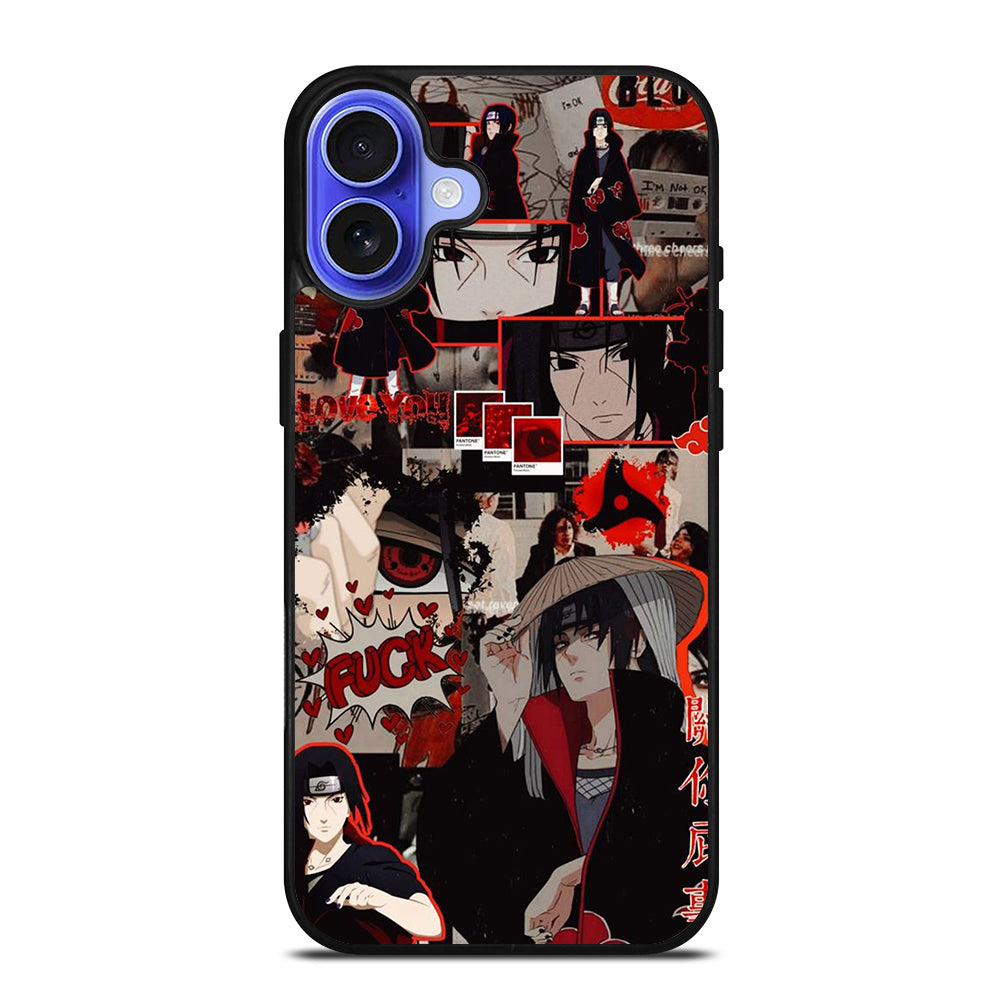 UCHIHA ITACHI NARUTO ANIME COLLAGE iPhone 16 Case Cover