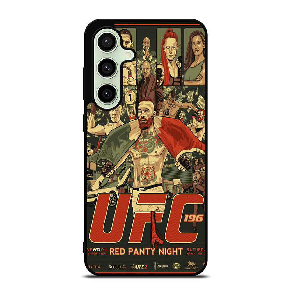 UFC LOGO FIGHTING POSTER Samsung Galaxy S24 FE Case Cover