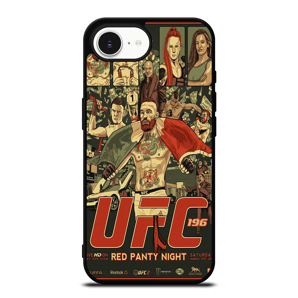 UFC LOGO FIGHTING POSTER iPhone 16e Case Cover