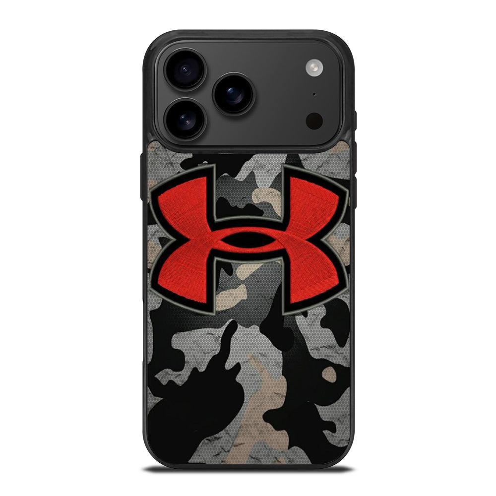 UNDER ARMOUR CAMO RED LOGO iPhone 17 Pro Max Case Cover