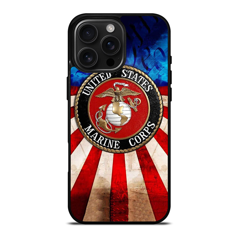 UNITED STATES MARINE CORPS LOGO 2 iPhone 16 Pro Max Case Cover