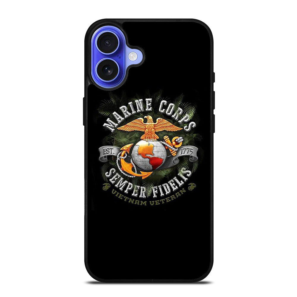 UNITED STATES MARINE CORPS LOGO 3 iPhone 16 Case Cover