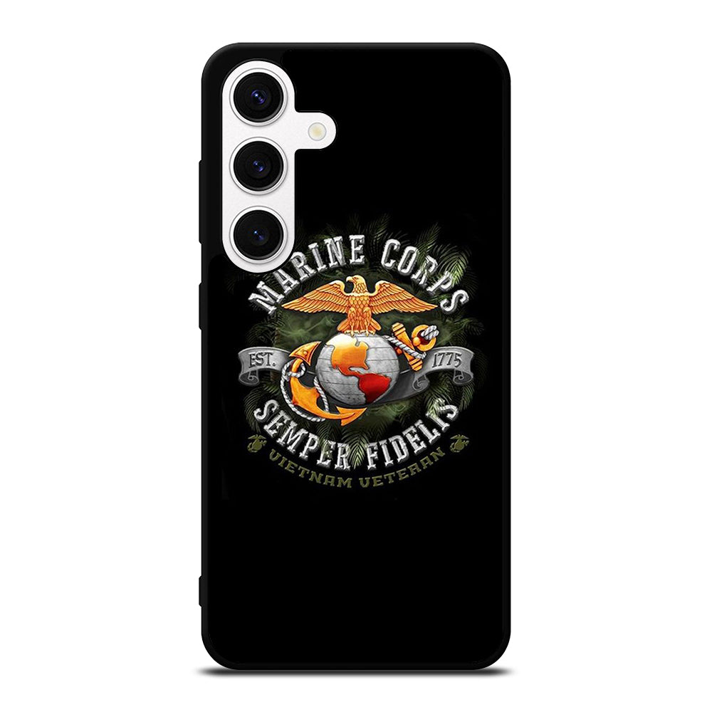 UNITED STATES MARINE CORPS LOGO 3 Samsung Galaxy S24 Case Cover