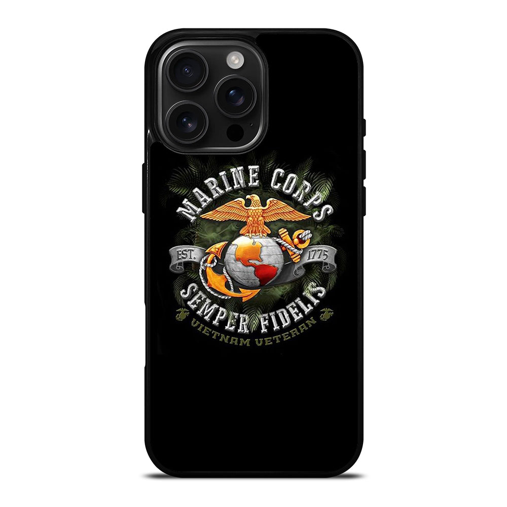 UNITED STATES MARINE CORPS LOGO 3 iPhone 16 Pro Max Case Cover