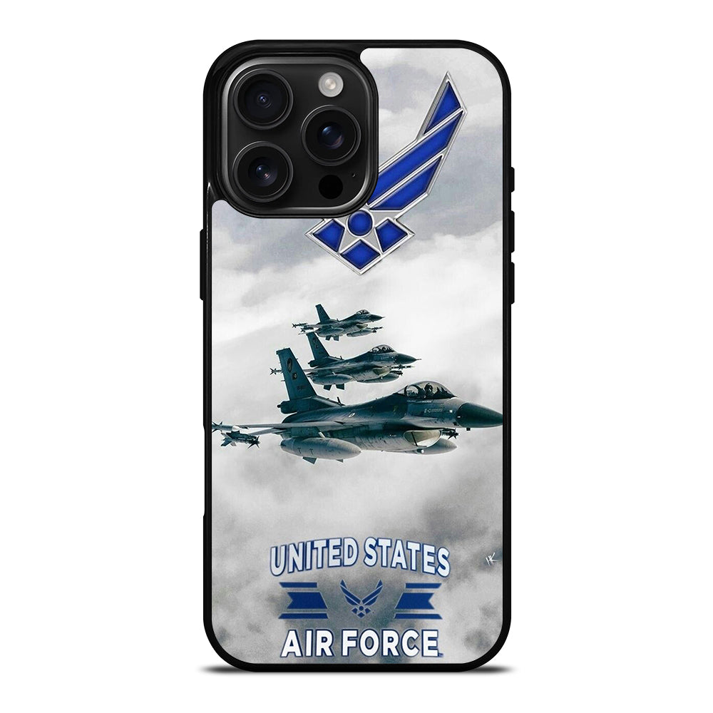USAF UNITED STATES AIR FORCES iPhone 16 Pro Max Case Cover