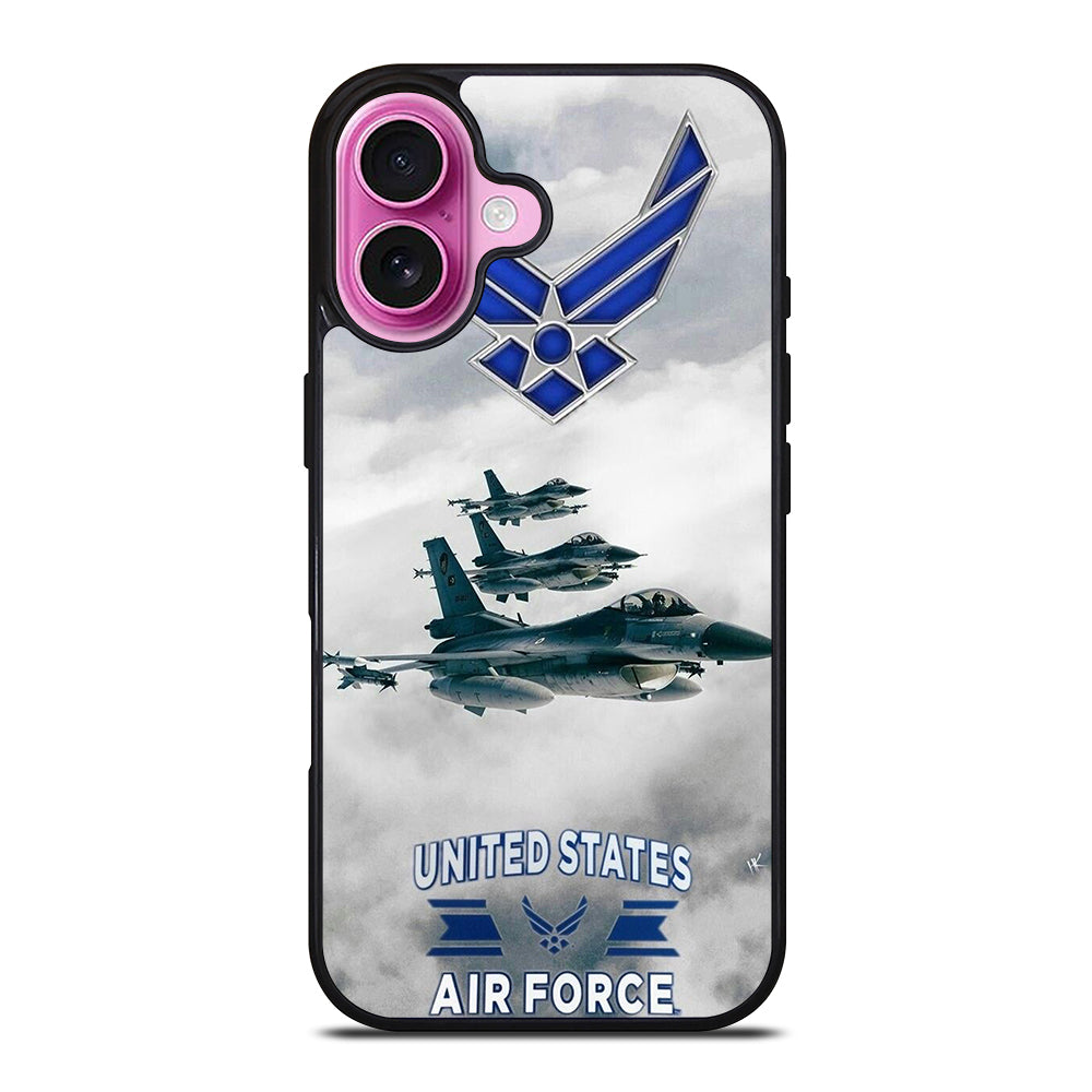 USAF UNITED STATES AIR FORCES iPhone 16 Plus Case Cover