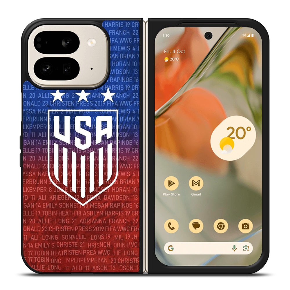 USA SOCCER TEAM SYMBOL 3 Google Pixel 9 Pro Fold Case Cover
