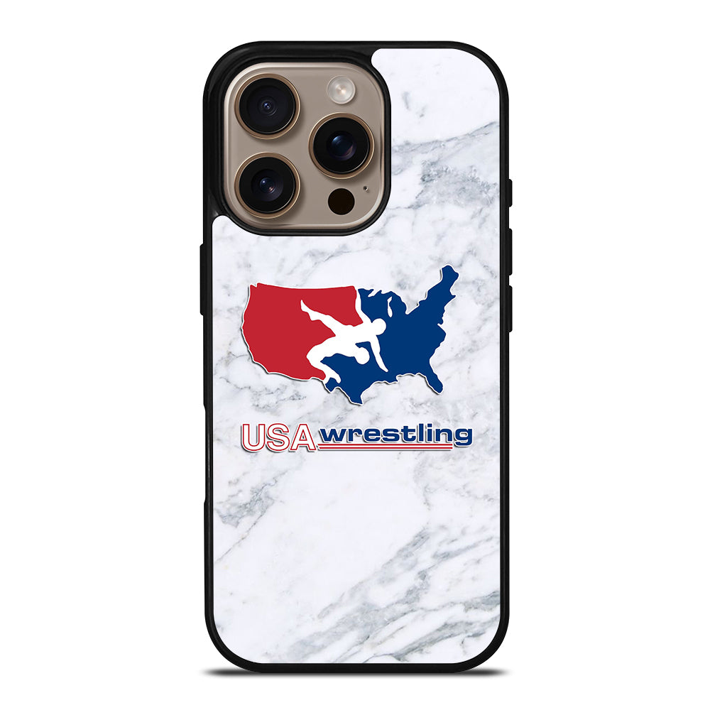 USA WRESTLING MARBLE iPhone 16 Pro Case Cover