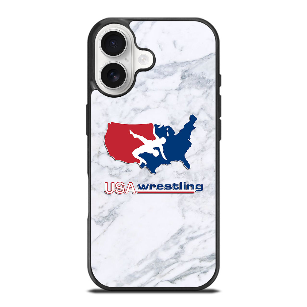 USA WRESTLING MARBLE iPhone 17 Case Cover