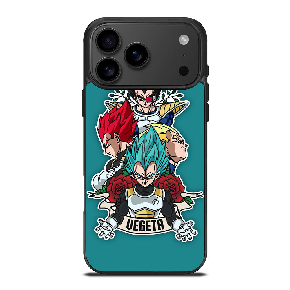 VEGETA ALL SSJ DRAGON BALL SUPER iPhone 17 Pro Max Case Cover